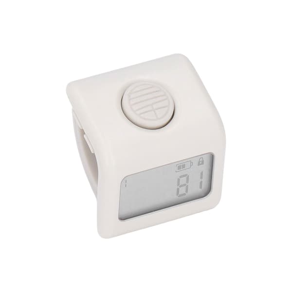 Finger Counter Lysende display Stille design Låseskjermknapp Justerbar størrelse Klikkteller