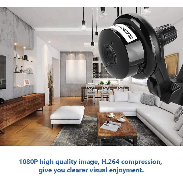 Infrarødt kamera 1080p bevegelsessensor Home Security Ultra Clear