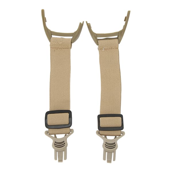2 stk. Jaktbrillestropp, elastisk, komfortabel jaktbrille elastisk bånd for rask skinne sandfarge