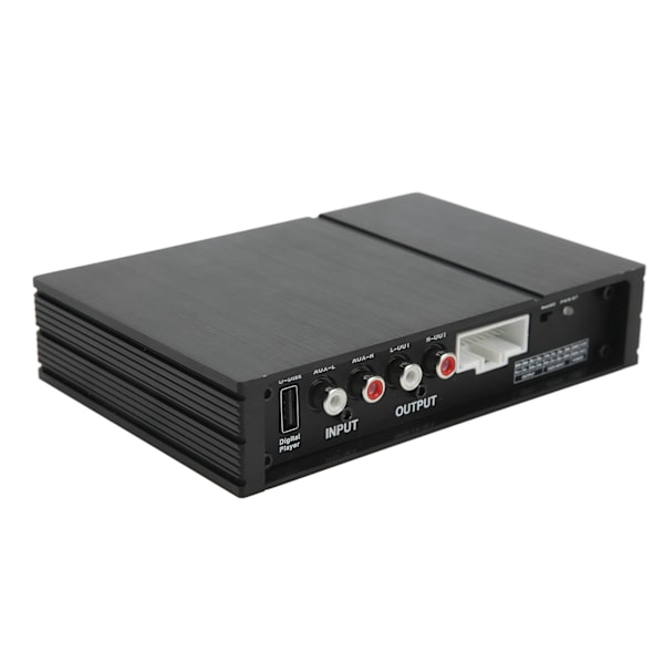 Auton DSP-vahvistin 4-kanavainen RCA-tulo HD Bluetooth-sovelluksen ohjaus 12V Universal Audio System