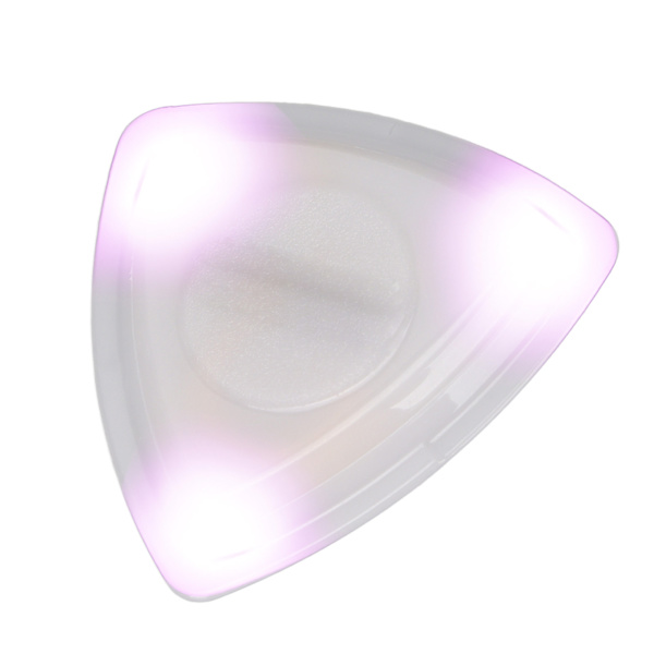 Glødende guitarpick med høj følsomhed LED-lys Guitarpick erstatter med batteri lilla