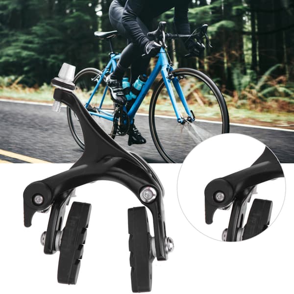 【NX】lebycle Universal Metal Cykel C Bremse Tilbehør til Landevejscykel Fixed Gear sort frontklips