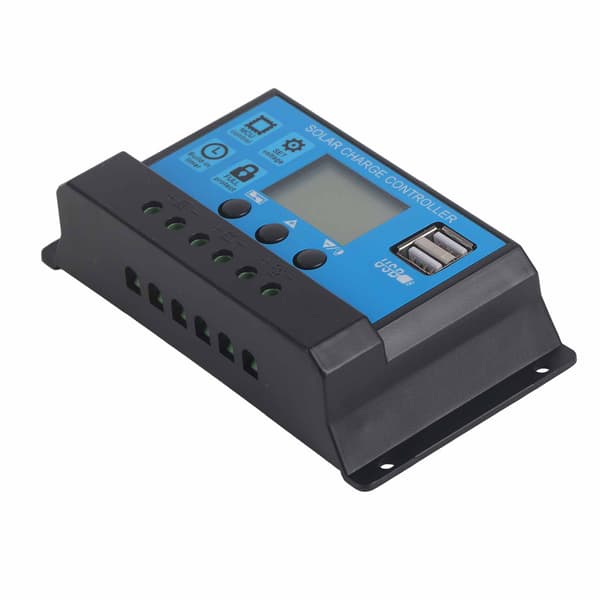 【NX】20A 12V 24V 2-veis MOS Solar Ladekontroller PWM 3-trinns Batteriregulator Solcellepanelkontroller