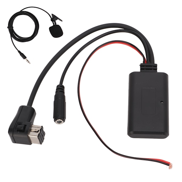 Bluetooth-lydkabel Stereo AUX-inngangsadapter med mikrofonutskifting for Pionner P99 P01