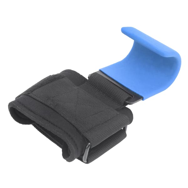 【NX】Sport Tyngdlyftning Pull Up Hook Gym Kraftträning Styrkelyft Armband Bälte WrapBlue Hook