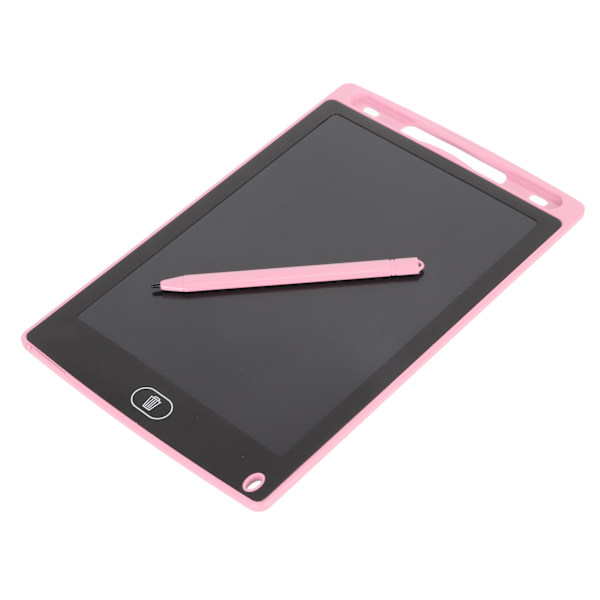 8,5 tommers LCD-skrivetavle fargerik tegnetbrett for barn Fargerik Doodle Board-leketøy for 1 til 10 år Jenter Gutter Rosa