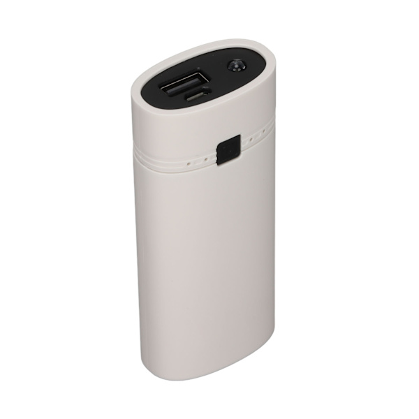 Universal DIY USB Power Bank Box 2x18650 Batteriladdare Power Bank Shell för SmartphoneWhite