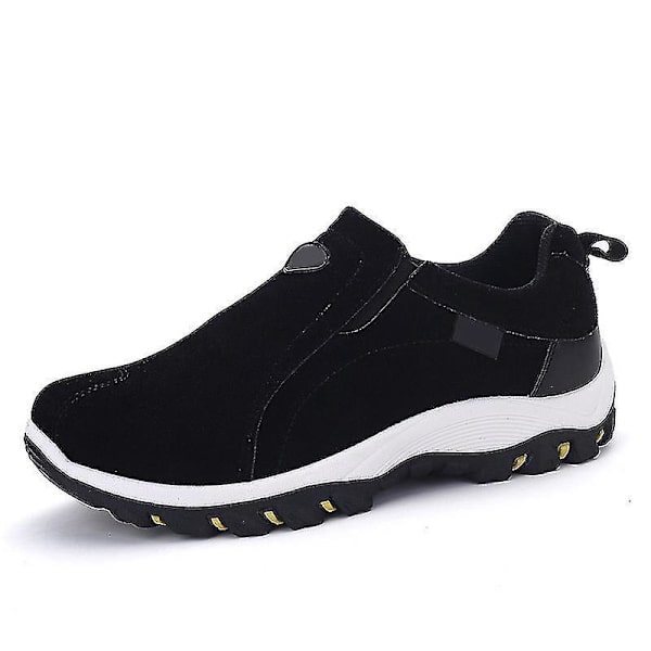 Afkælede Åndbare Herresko med Slip-On, Sort, Størrelse 41