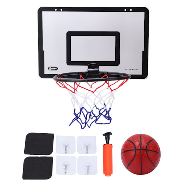 Hängande dörrmonterad basketbågesats Perforering gratis inomhusbasketbågsspel för basketälskare