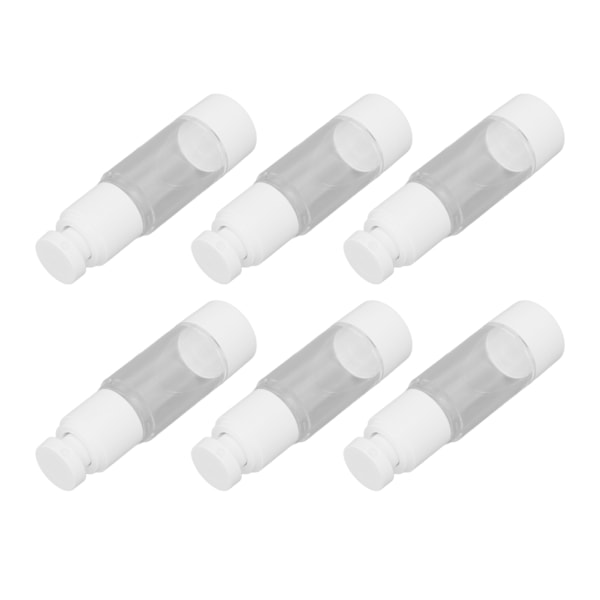 6 kpl Kosmetiikka-pullot Muoviset Painettavat Tyhjiöläpinäkyvät Täytettävät Säiliöt 30ml