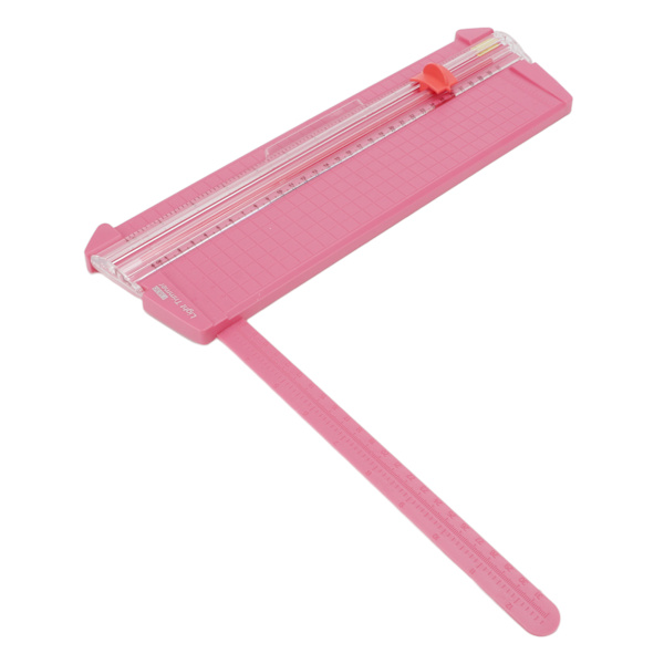 Lille papirklipper Præcis skala Metrisk og imperialt system Letvægts Holdbar Nem at håndtere Papirklipper til A3-papir Rose Red