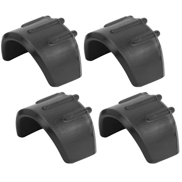 4st RC stötdämpningsdämpningsskydd Slitstarkt passform för 1/8 fjärrkontroll CarBlack