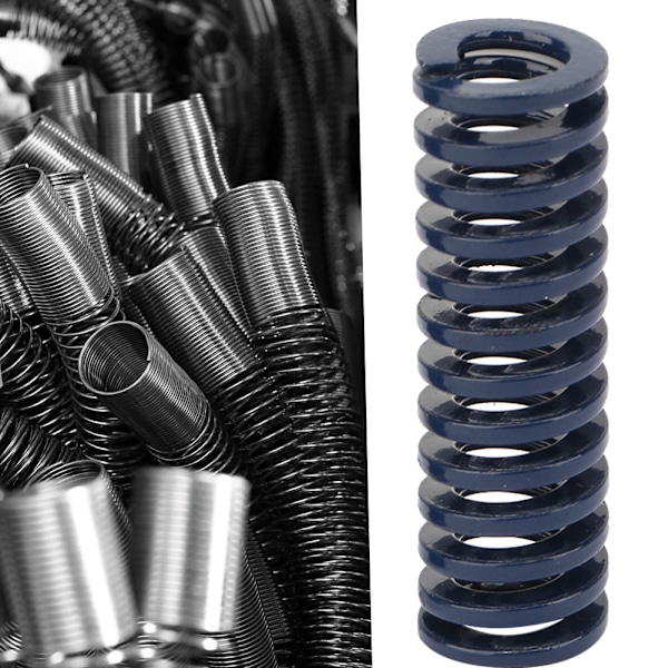 2 kpl OD 10 mm ID 5 mm Korkea tarkkuus teräksinen sininen kevyt kuormitusmuotoinen muottijousi (TL10*80 mm)