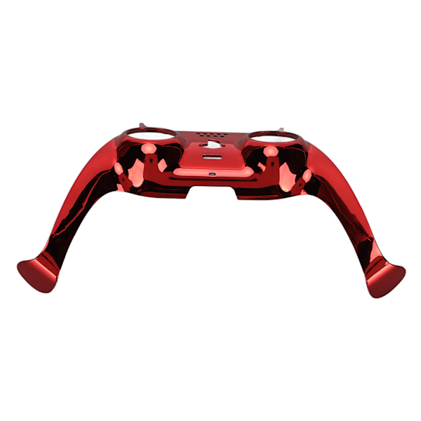 For PS5-kontroller frontplate DIY-erstatningsklips Skalledekorasjonstilbehør med joystickdeksler Rød