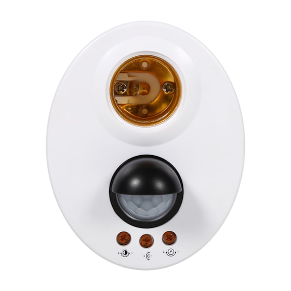 E27 110-250V Människokroppsinduktion Automatisk IR Infraröd sensor Ljussockel Bas Lamphållare