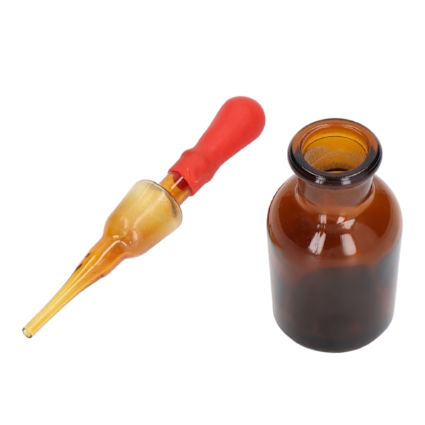 10 st droppflaska 30 ml kapacitet gummitopp verktygssats för laboratorieexperiment