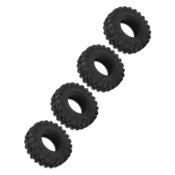 4 kpl Kumirenkaat Kestävä Musta RC-Auton Renkaat Axial SCX24 AXI00002:lle SCX24 AXI00001:lle SCX24 AXI90081 1/24 RC-Autolle