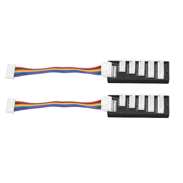 2 stk Balanceopladningskort Plast 2S‑6S Balanceopladningsadapter Konverter til B6 B6AC A6 Smart Balanceoplader