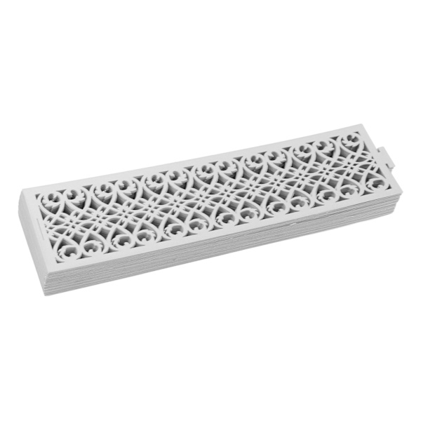 50st Servettring Serviettring ihålig Utsökt papper Minimalistisk Servietthållare Spänne för Bröllop Jul Silver