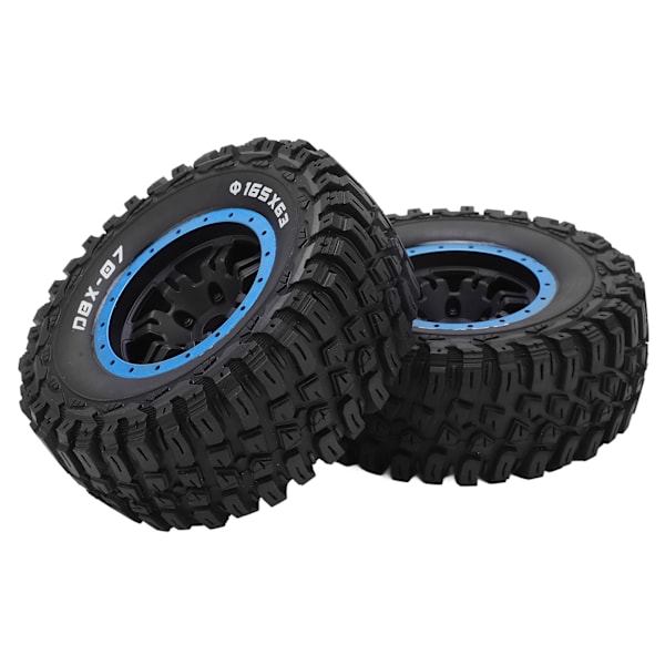 2st gummidäcksskinn 165 mm diameter hjuldäck för ZD Racing 1/7 DBX-07 RC Car Upgrade PartBlue