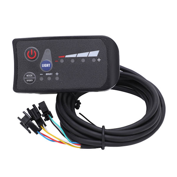 24V sähköpyörän ohjauspaneeli LED Power Display 810 Instrument LCD sähköpyörämoottorin nopeuden ohjaukseen