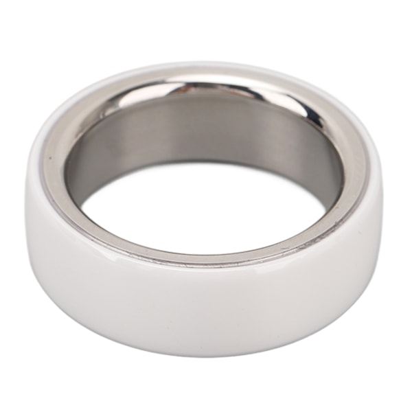 Smart Ring Vanntett Multifunksjonell Lett Sove Sports Monitor Fitness Ring for Menn Kvinner Trening Fritid Hvit Størrelse 18