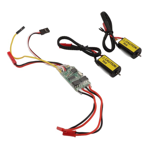 【NX】Elektriske hastighetskontrollere Toveis 10A ESC Hastighetskontroll for RC Modellskip Tank