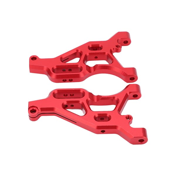 1 par RC aluminium forreste nedre bærearme sæt til ARRMA LIMITLESS 1/7 RC bil opgraderingsdele rød