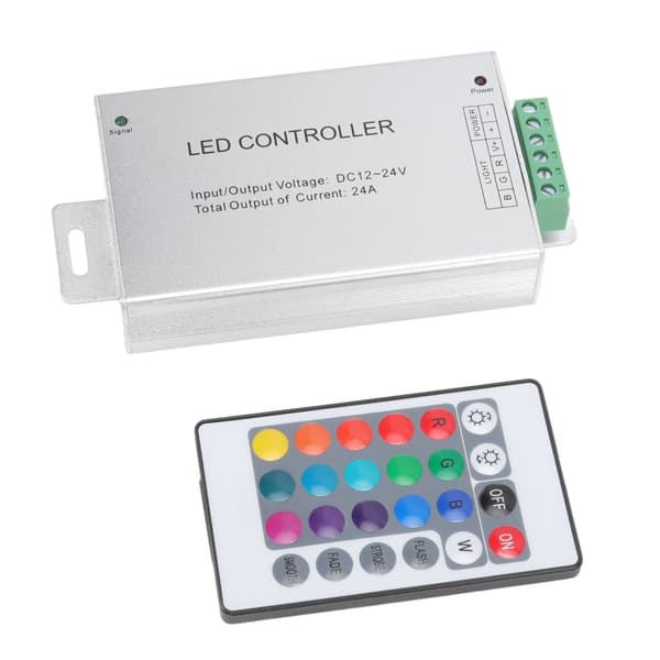 IR-fjernkontroll LED-lyslistmodul Stor effekt 24A trådløs RF-kontroll