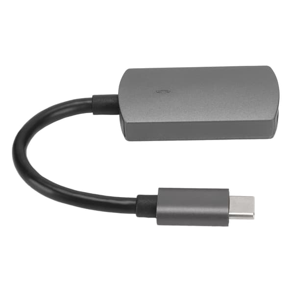 Type C til HD Multimedia Interface Adapter 4K 30Hz Plug and Play Type C Dockingstasjon Kompatibel med mobiltelefoner Datamaskiner Grå