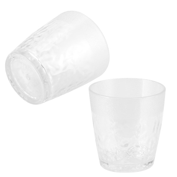 200ml Dricksglas Blomma Tekopp Liten ölmugg Akrylkopp för HemfestTransparent