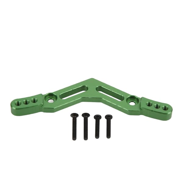 Front Shock Tower Board Aluminiumlegering Front Støddæmperplade til Arrma Granite 1/10 Fjernstyret Bil Grøn