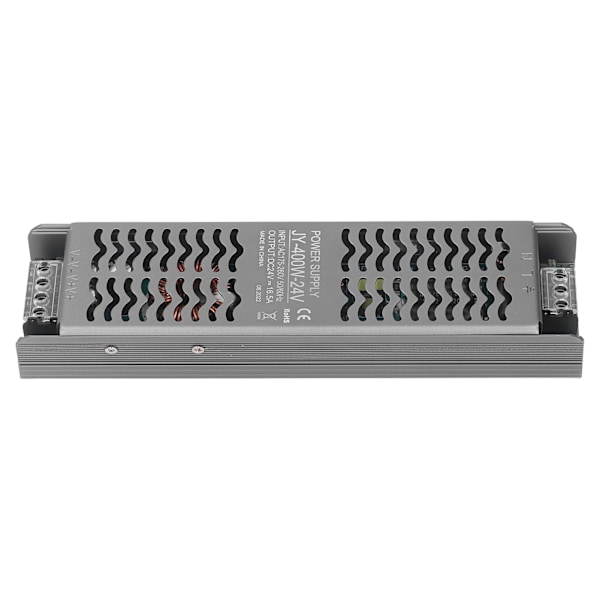 LED Driver 400W DC 24V IP20 Skydd Snabb värmeavledning LED Transformator LED Power Driver AC 175‑260V