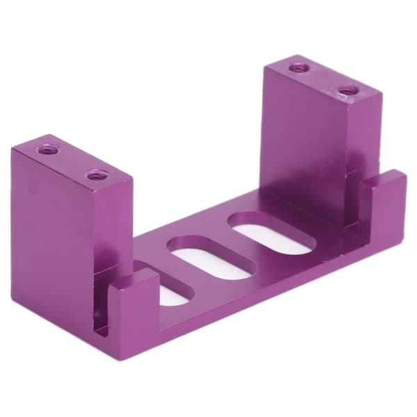 Metal Styre Servo Montering Fast Base Aluminium Legering RC Servo Fastgørelsesmontering til WLToys 104001 1/10 RC Bil Lilla