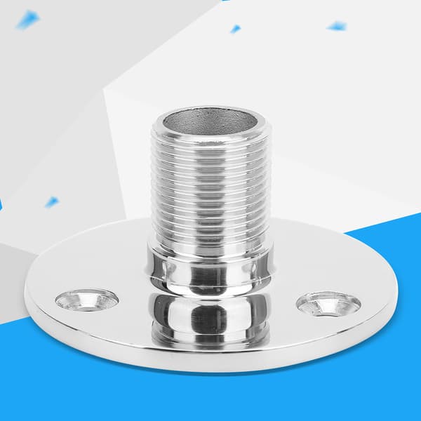 Marine Antenne Base Mount 316 rustfrit stål Han Gevind Antenne Base Bådtilbehør
