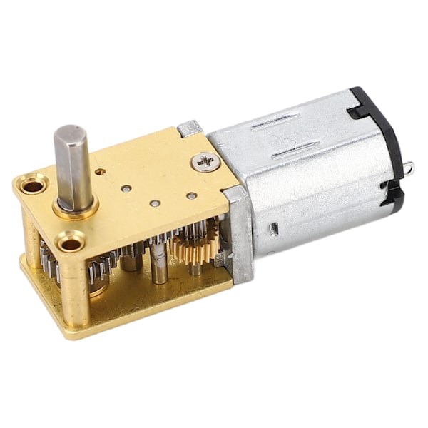 DC6V yksiakselinen matovaihteinen moottori kiinnitysjalustalla Micro DC vaihdemoottori Nopeudenvaihtamoottori 190 RPM (1:42 Vähentämissuhde)