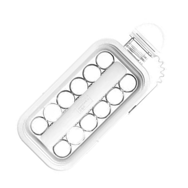 Ice Ball Maker Vattenkokare 2 i 1 Portabel Ice Ball Making Form Vattenflaska med lock vit