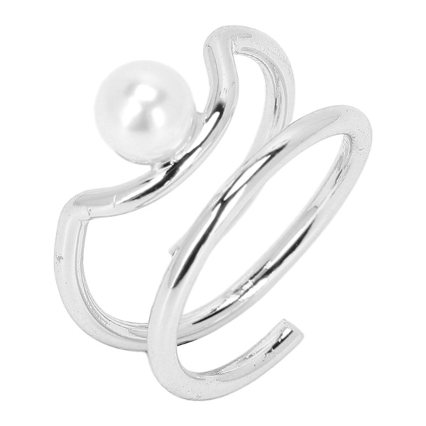 Pearl Finger Nail Knuckle Rings Snygga och enkla koppar Fingertop Smycken för kvinnor Girls3052 Vitguld