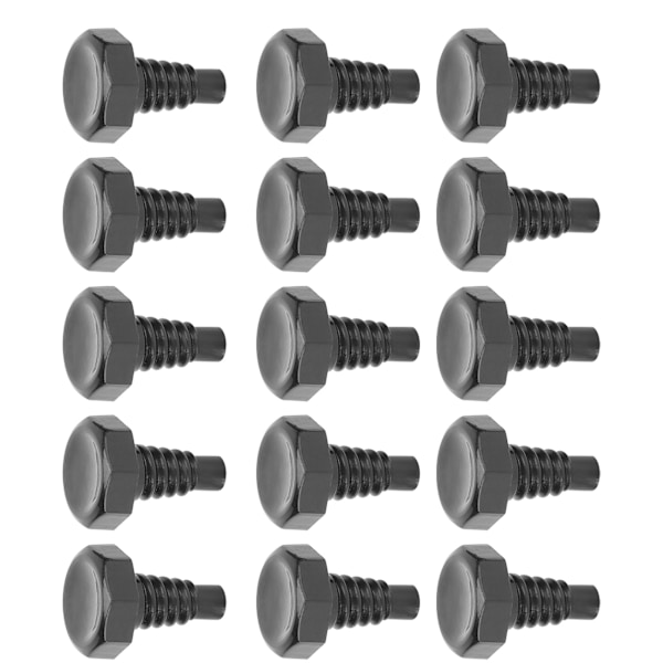 15 st Snooker Pool Cue Bottenkåpa Set Tail Plug Skyddslock Antikollision Biljard Tillbehör