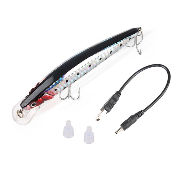Sähköinen USB-ladattava kalastusväline LED-valolla