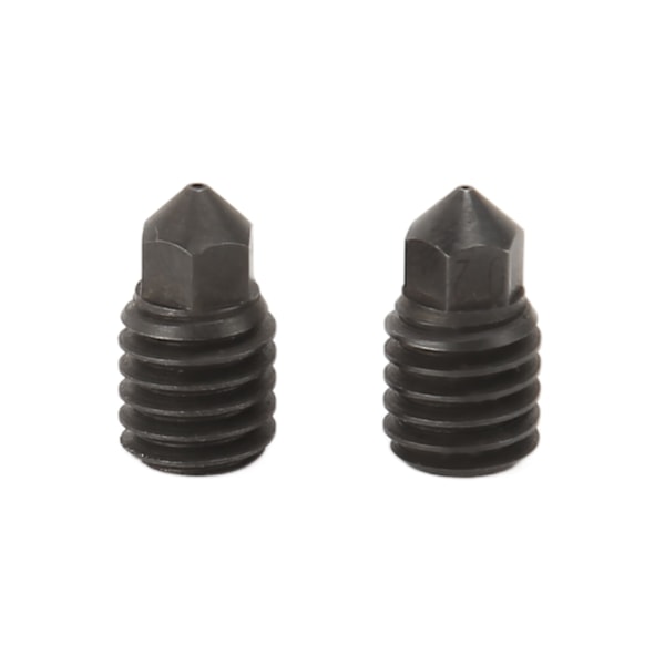 2 stk. Hotend-dyse til Bambu Lab X1 0,2 mm 0,4 mm hærdet stål 3D-printer ståldyse til reparation udskiftning