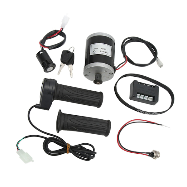 24V 100W Elektrisk Motorsett Synkron Girkasse Motor med Kontroller Lader Lås for Elektriske Scootere Sykler Tricycles