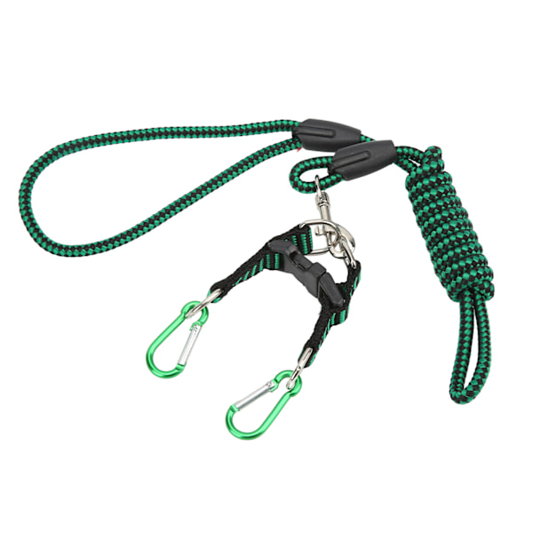 RC dragrep Nylon Winch Återställningsrem Universal för 1/5 1/8 1/10 Fjärrkontroll CarGreen