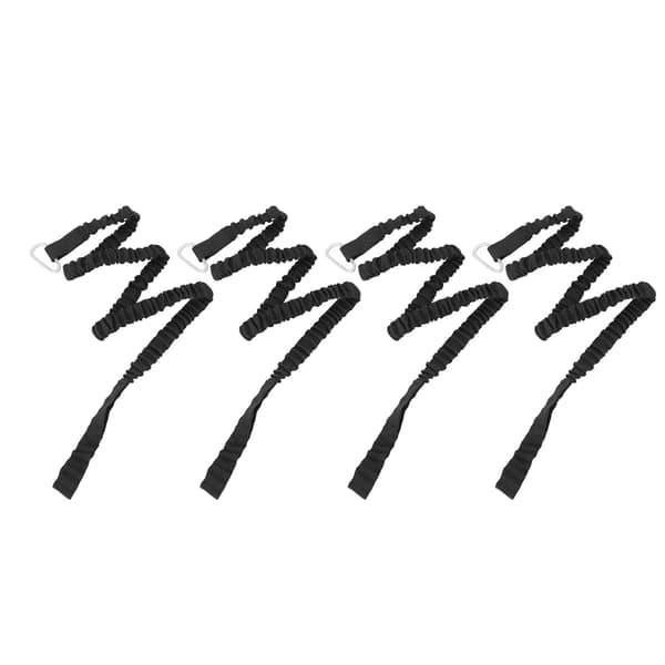 4 stk. Kajak Padletov - Super Elastisk Anti-Tabt Bærbar Nylon Kano Padletov til Drifting Surfing Sort