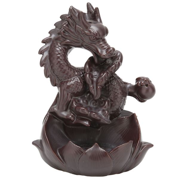 Dragon Røgelsebrænder Røg Tilbageflow Røgelseholder Håndværk Hørpynt Gave