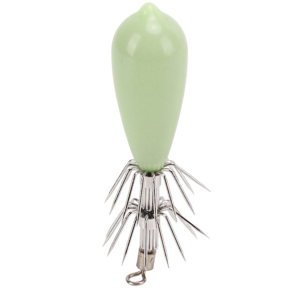 Glow in The Dark Fiskekroker Lysende Blekksprut Jiggkroker Fiskeagn for Saltvann 45g