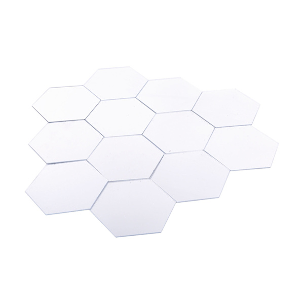 Modern 12 st 3D spegeleffekt Akryl väggdekal Avtagbar DIY Heminredning Art