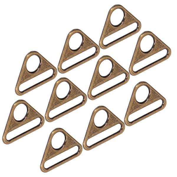 10 st justerbart spänne 38 mm justerbart zinklegering Multipurpose lättviktsbärbart bagagetillbehör Brons