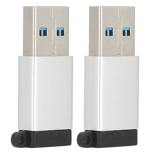 Adapteri USB3.0 - TypeC USB C - USB OTG Plug Play -muunnospää tiedonsiirtoon (Hopea)