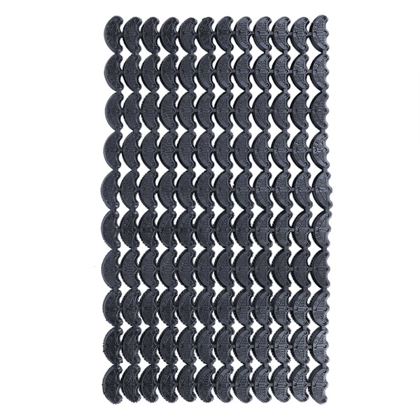 120st Bärbara Anti-Slip PU Heel Savers Tåplattor Tap Sko Reparation Tillbehör